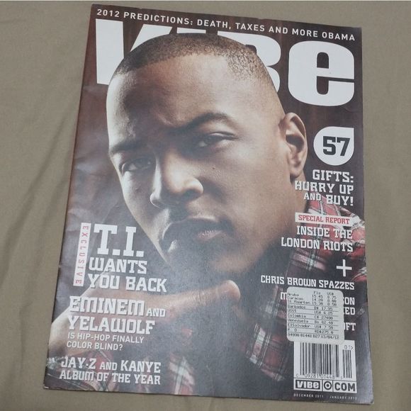 Vibe Magazine Dec 11 / Jan 12 Magazine - Picture 2 of 4